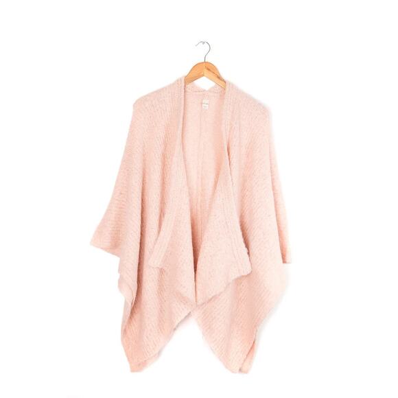 Emilime One Size Solo Poncho Baby Pink Alpaca Wool Blend - Picture 1 of 8